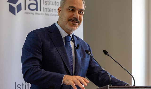 Bakan Fidan, Roma Uluslararası İlişkiler Enstitüsü konferansına katıldı