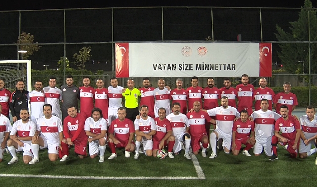 Bakanlıklardan Gaziler Günü’ne özel futbol müsabakası