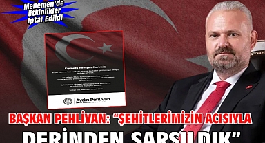 Başkan Pehlivan: