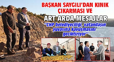Başkan Saygılı’dan Kınık çıkarması ve art arda mesajlar! ‘’CHP belediyeciliği, vatandaşın yuvasına kavuşmasını geciktiriyor’’