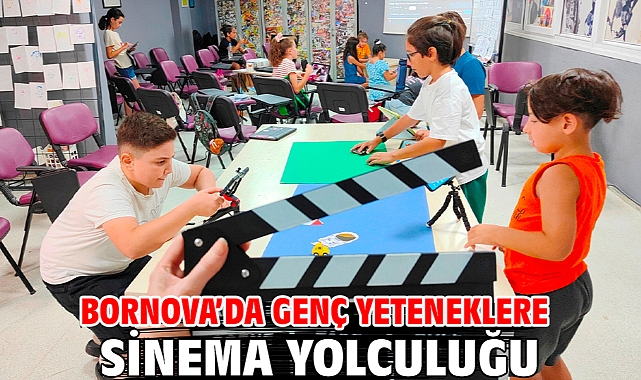 Bornova’da genç yeteneklere sinema yolculuğu