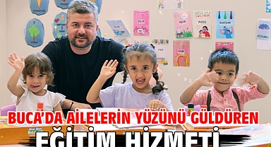 Buca’da ailelerin yüzünü güldüren eğitim hizmeti