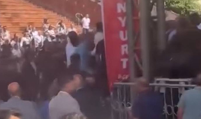 CHP Esenyurt İlçe Kongresi'nde kavga çıktı