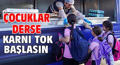 Çocuklar derse karnı tok başlasın