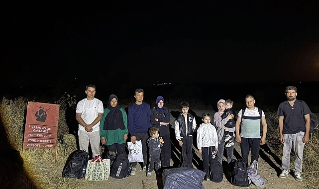 Edirne'de 20 kaçak göçmen yakalandı