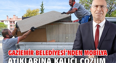 Gaziemir Belediyesi’nden mobilya atıklarına kalıcı çözüm