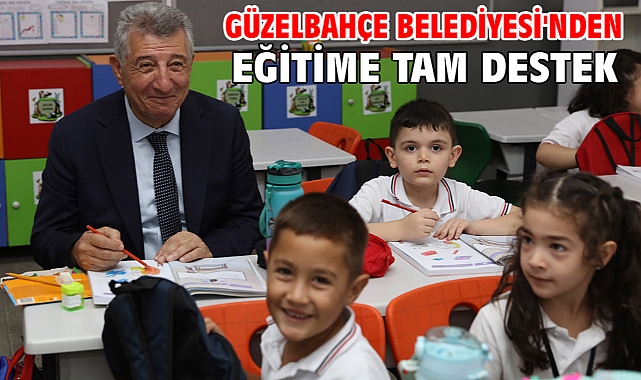 Güzelbahçe Belediyesi'nden eğitime tam destek