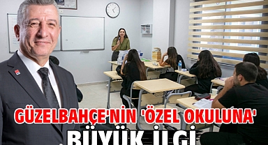 Güzelbahçe'nin 'özel okuluna' büyük ilgi