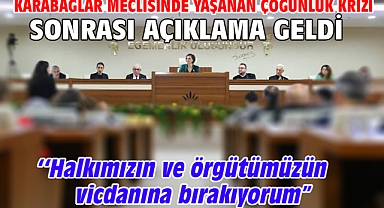Karabağlar Meclisinde Yaşan Çoğunluk Krizi Sonrası Açıklama Geldi