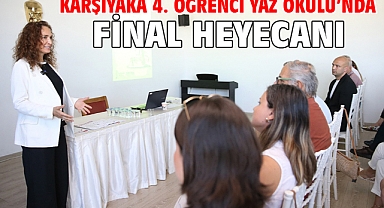 Karşıyaka 4. Öğrenci Yaz Okulu’nda final heyecanı