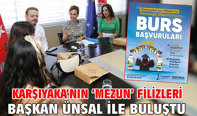 Karşıyaka’nın ‘mezun’ Filizleri Başkan Ünsal ile buluştu