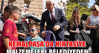Kemalpaşa'da Kırtasiye Malzemeleri Belediyeden