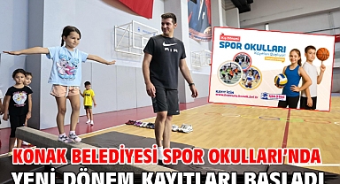 Konak Belediyesi Spor Okulları'nda yeni dönem kayıtları başladı