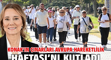 Konak’ın çınarları Avrupa Hareketlilik Haftası’nı kutladı