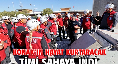 Konak’ın hayat kurtaracak timi sahaya indi