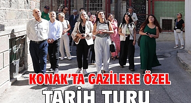 Konak’ta gazilere özel tarih turu