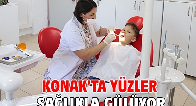 Konak'ta yüzler sağlıkla gülüyor