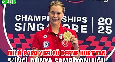 Milli para yüzücü Defne Kurt’tan 5’inci dünya şampiyonluğu