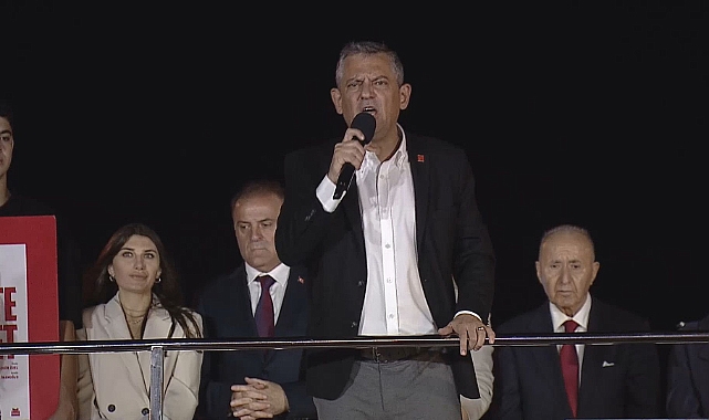 Özgür Özel, Bahçelievler'de konuştu