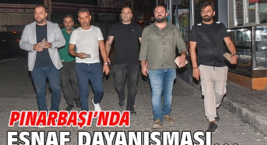 Pınarbaşı’nda Esnaf Dayanışması…