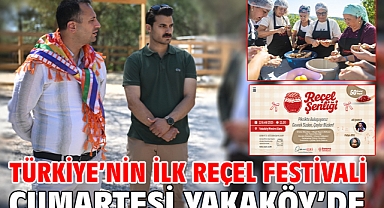 Türkiye’nin ilk Reçel Festivali Cumartesi Yakaköy’de