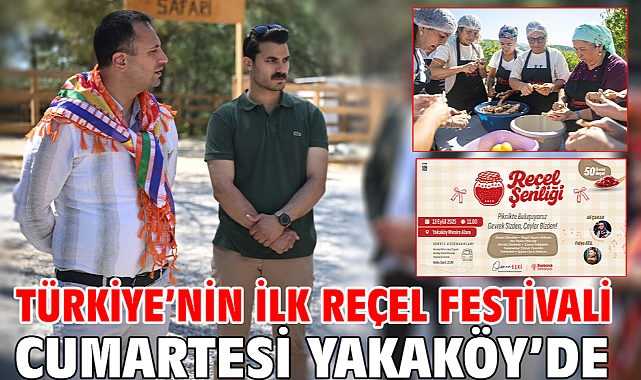 Türkiye’nin ilk Reçel Festivali Cumartesi Yakaköy’de