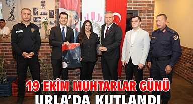 19 Ekim Muhtarlar Günü Urla’da kutlandı