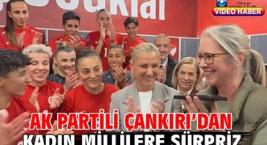 AK Partili Çankırı'dan Kadın Millilere Sürpriz