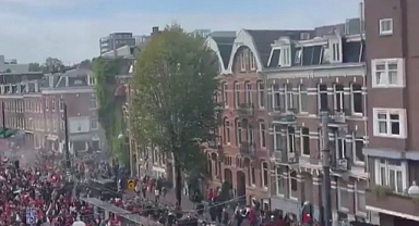Amsterdam’da Gazze'ye destek eylemine 250 bin kişi katıldı