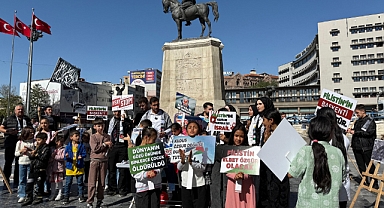 Ankara'da 'Gazze' için basın açıklaması