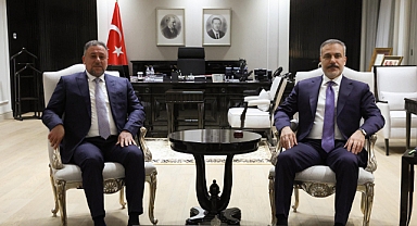 Bakan Fidan, Irak Egemenlik İttifakı Lideri Hançer’i kabul etti