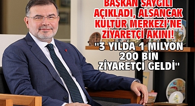 Başkan Saygılı açıkladı, Alsancak Kültür Merkezi’ne ziyaretçi akını! ''3 yılda 1 milyon 200 bin ziyaretçi geldi''