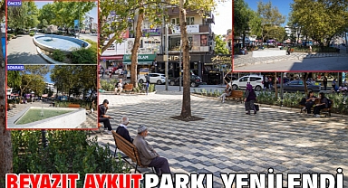 Beyazıt Aykut Parkı yenilendi