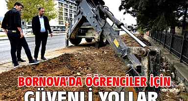 Bornova’da öğrenciler için güvenli yollar