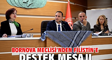 Bornova Meclisi’nden Filistin’e destek mesajı