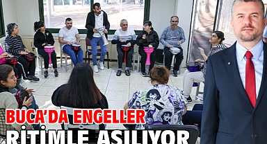Buca'da engeller ritimle aşılıyor
