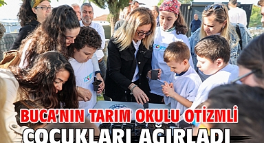 Buca’nın Tarım Okulu otizmli çocukları ağırladı