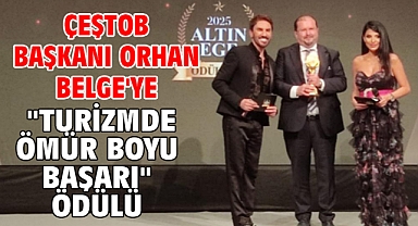 ÇEŞTOB Başkanı Orhan Belge'ye