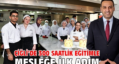Çiğli’de 300 saatlik eğitimle mesleğe ilk adım