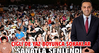 Çiğli’de yaz boyunca sokaklar sanatla şenlendi