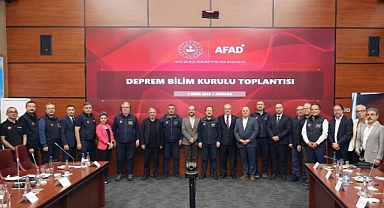 Deprem Bilim Kurulu Toplantısı yapıldı