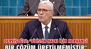 Dervişoğlu: ''Filistin halkı için herhangi bir çözüm üretilmemiştir''
