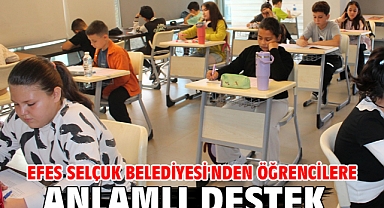 Efes Selçuk Belediyesi'nden Öğrencilere Anlamlı Destek
