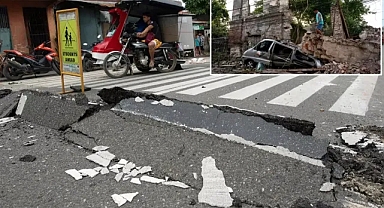 Filipinler'de 6,9'luk deprem: Can kaybı 61'e yükseldi!