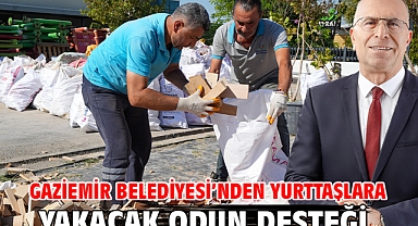 Gaziemir Belediyesi’nden yurttaşlara yakacak odun desteği