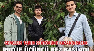 Gençleri tarım sektörüne kazandıracak proje üçüncü kez başladı