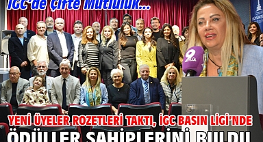 İGC’de Çifte Mutluluk... Yeni Üyeler Rozetleri Taktı, İGC Basın Ligi’nde Ödüller Sahiplerini Buldu