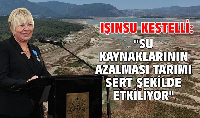 Işınsu Kestelli: ''Su kaynaklarının azalması tarımı sert şekilde etkiliyor''
