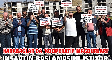 Karabağlar'da 'kooperatif mağdurları' inşaatın başlamasını istiyor