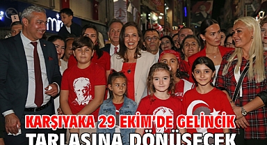 Karşıyaka 29 Ekim’de gelincik tarlasına dönüşecek!
